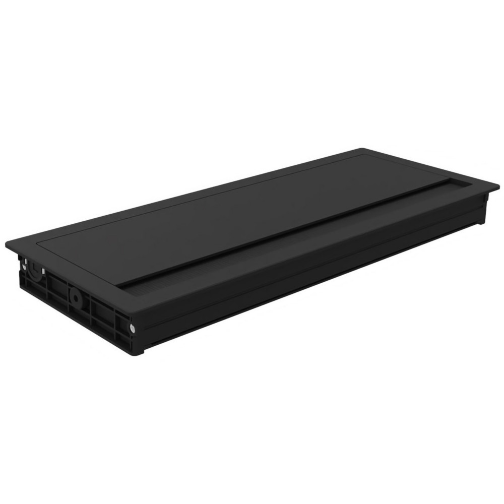 Trappe pour cble Top Access - L. 31,6 x P.12 cm - Noir