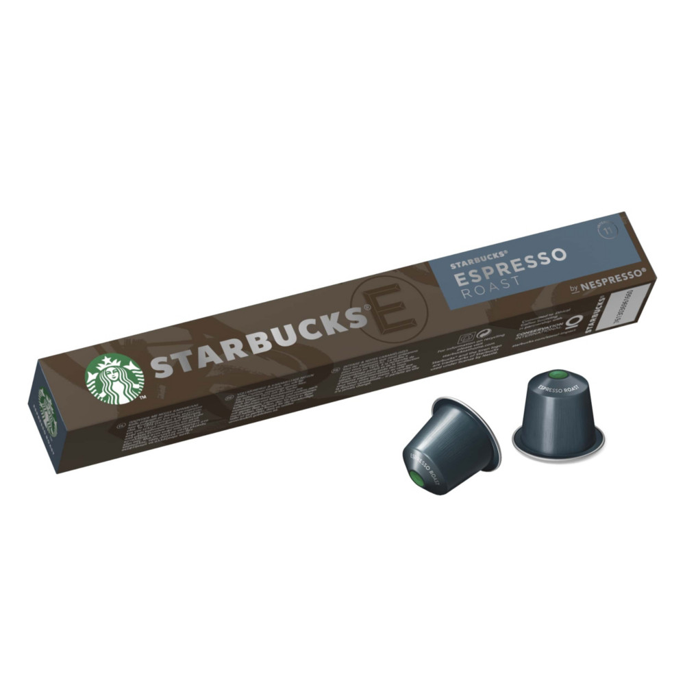 Starbucks Espresso Roast pour machine Nespresso - Intensit 11 - Paquet 10 capsules