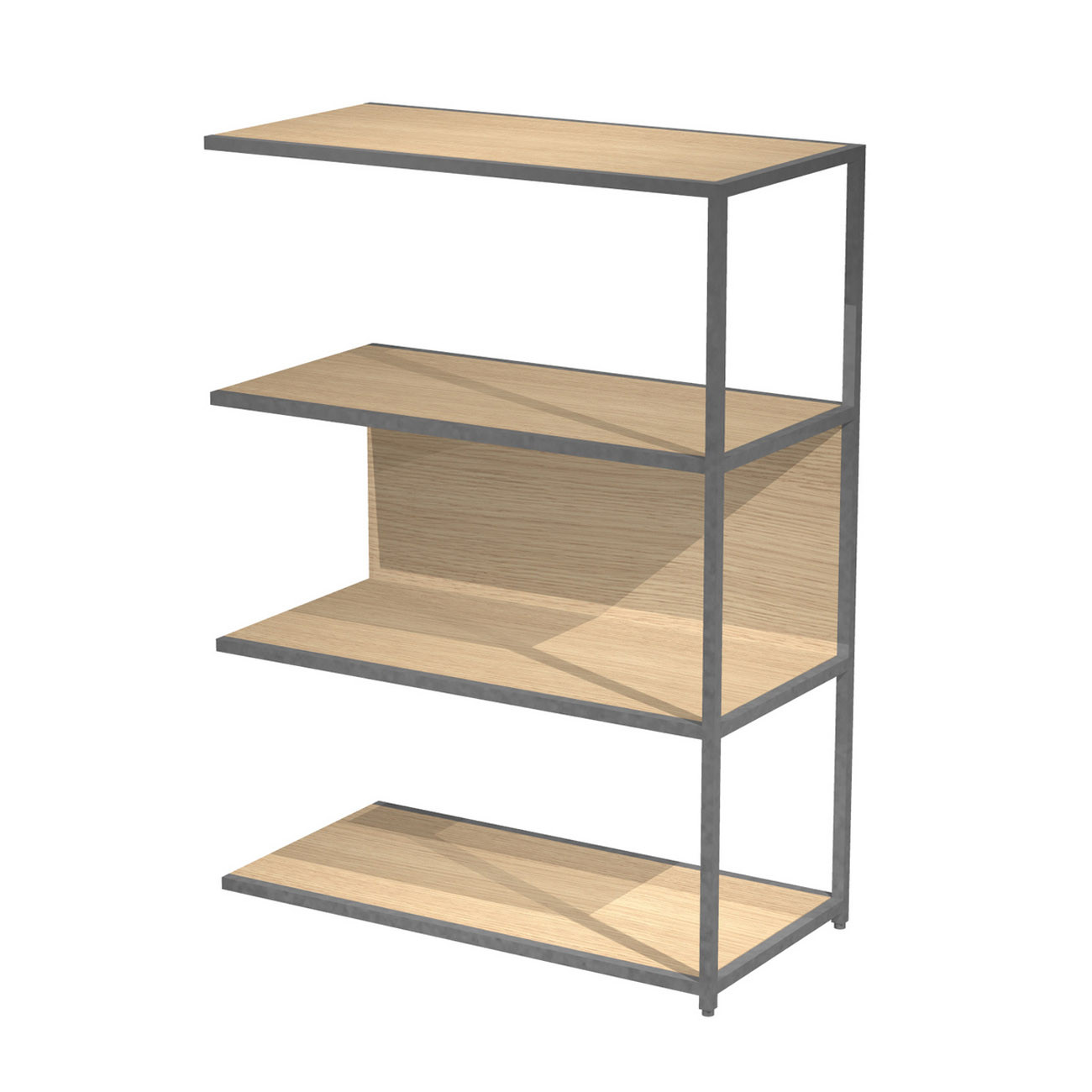 Bibliotheque+module+suivant+Cassandra+L.90+x+H.122+cm+-+Chene+et+Anthracite