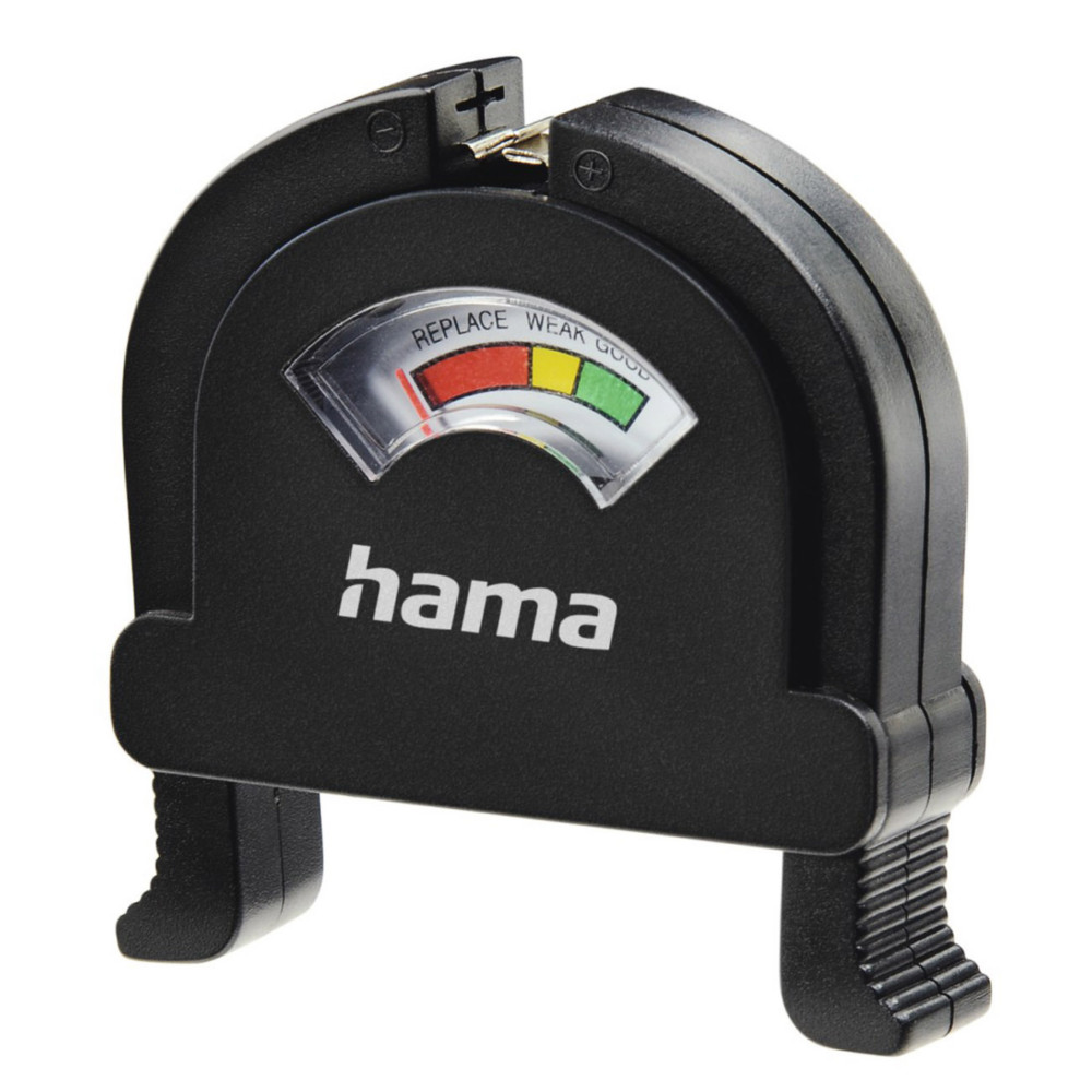 Hama Testeur de piles et de batteries multiformats universel - 6 types difrents - Noir