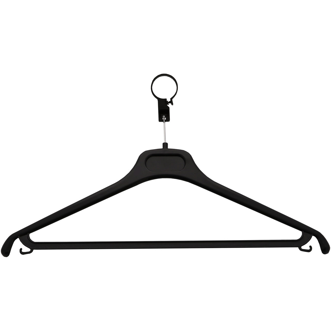 Unilux Cintre avec anneau anti-vol Locky Plus pour vestiaires - Noir - Lot de 20
