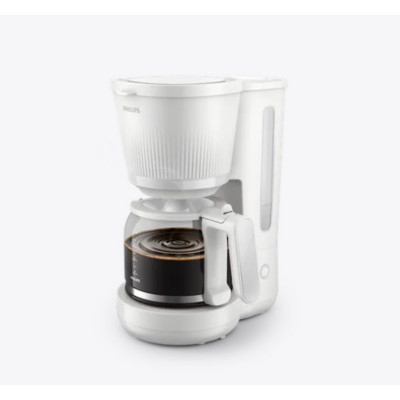 Machine à café à filtre Philips HD7411/00 1,25 L 10 tasses système goutte-à-goutte blanche