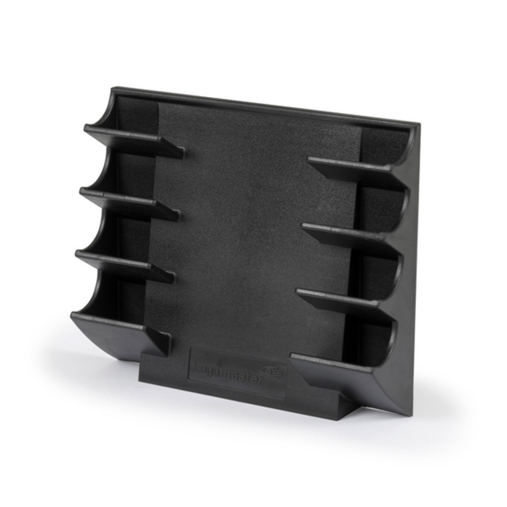 Legamaster Porte-marqueurs magntique rectangulaire pour tableaux en verre - 12 x 15,5 x 4 cm - Noir