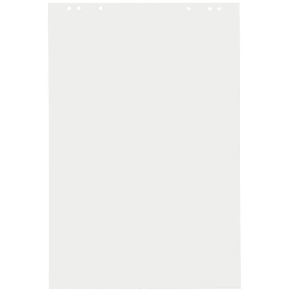 Mondoffice Recharge chevalet papier standard blanc uni 70g - L.65 x H.98 cm - Bloc de 25 feuilles