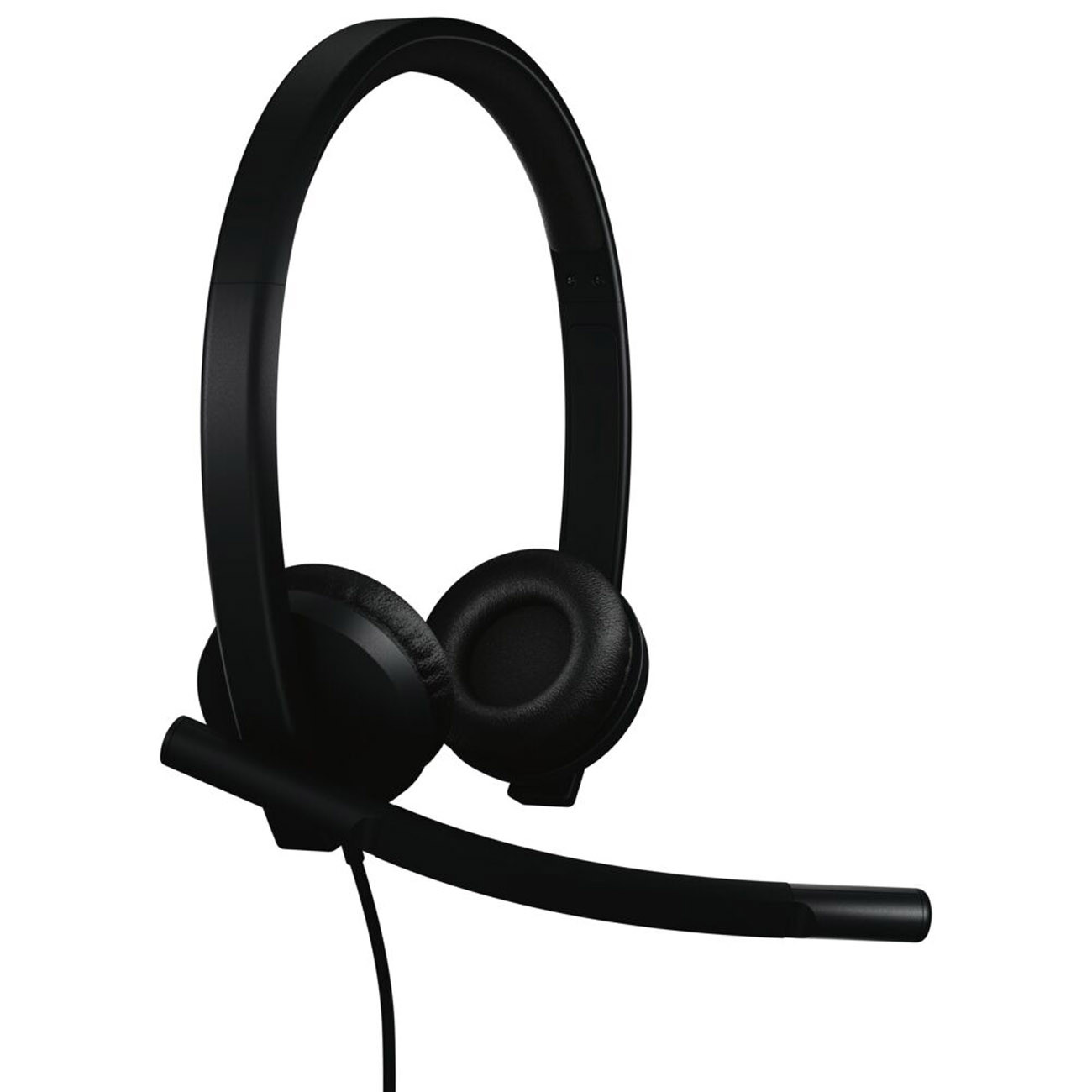 Logitech Casque filaire Duo H570e MS - USB-A - Ultra léger - Stéréo - Certifié Teams Noir