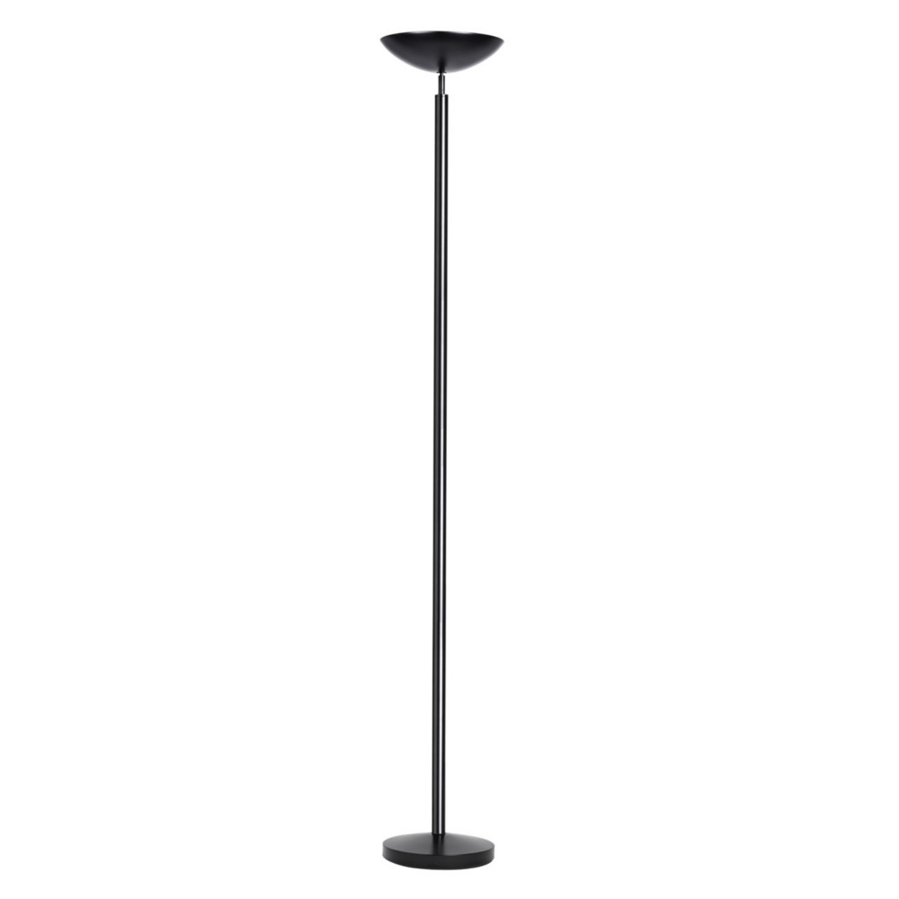 Unilux Lampadaire Dely - Led intgre - 23W - Tte orientable - Variateur d'intensit - Noir