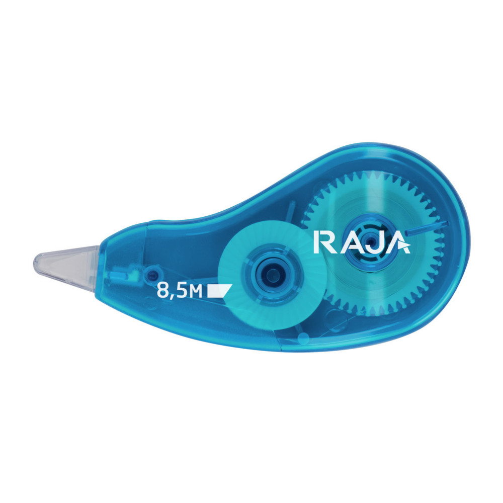 RAJA Correcteur  sec roller  dpose frontale 5 mm x 8,5m - Corps translucide