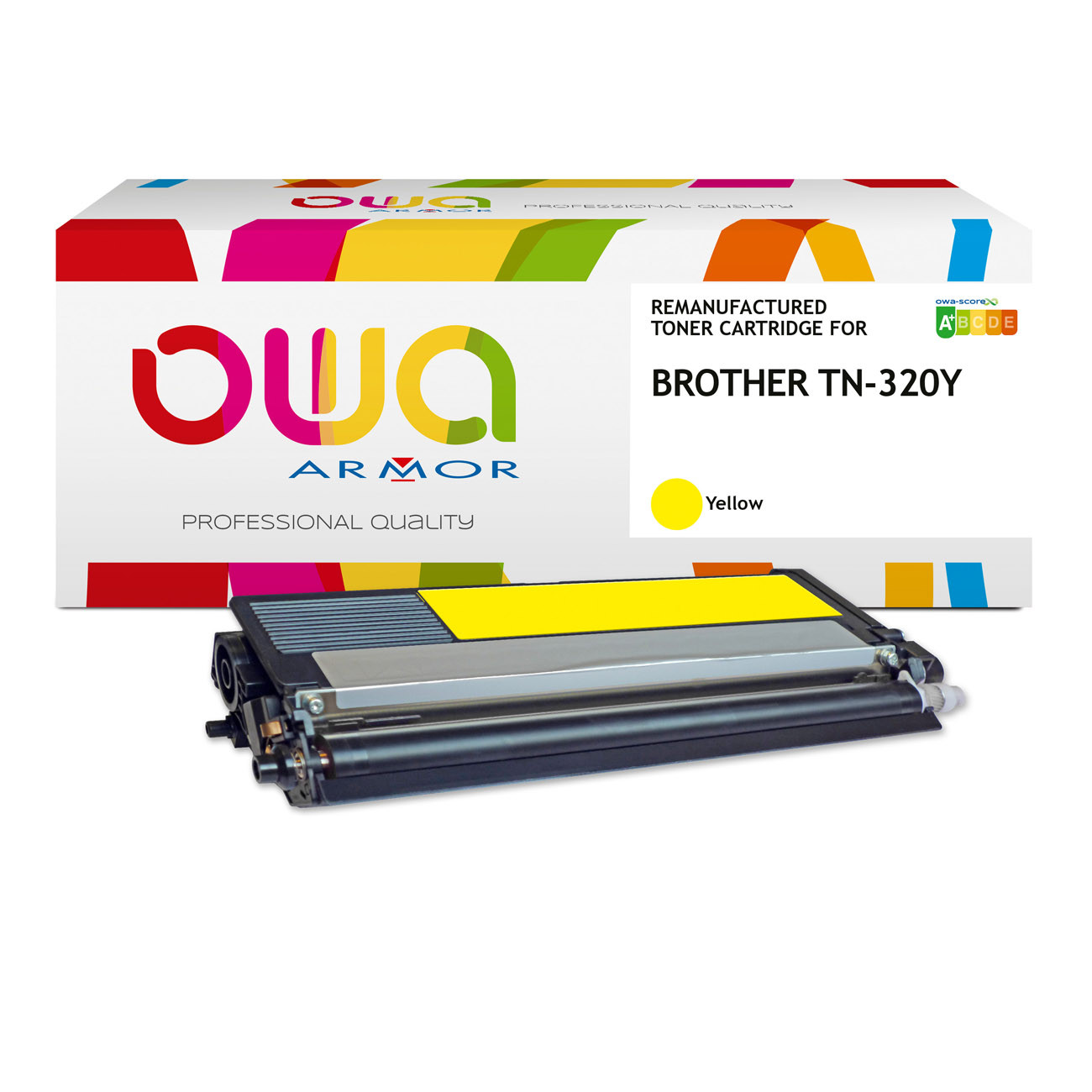 OWA Toner compatible BROTHER TN320 - K15457OW - Jaune