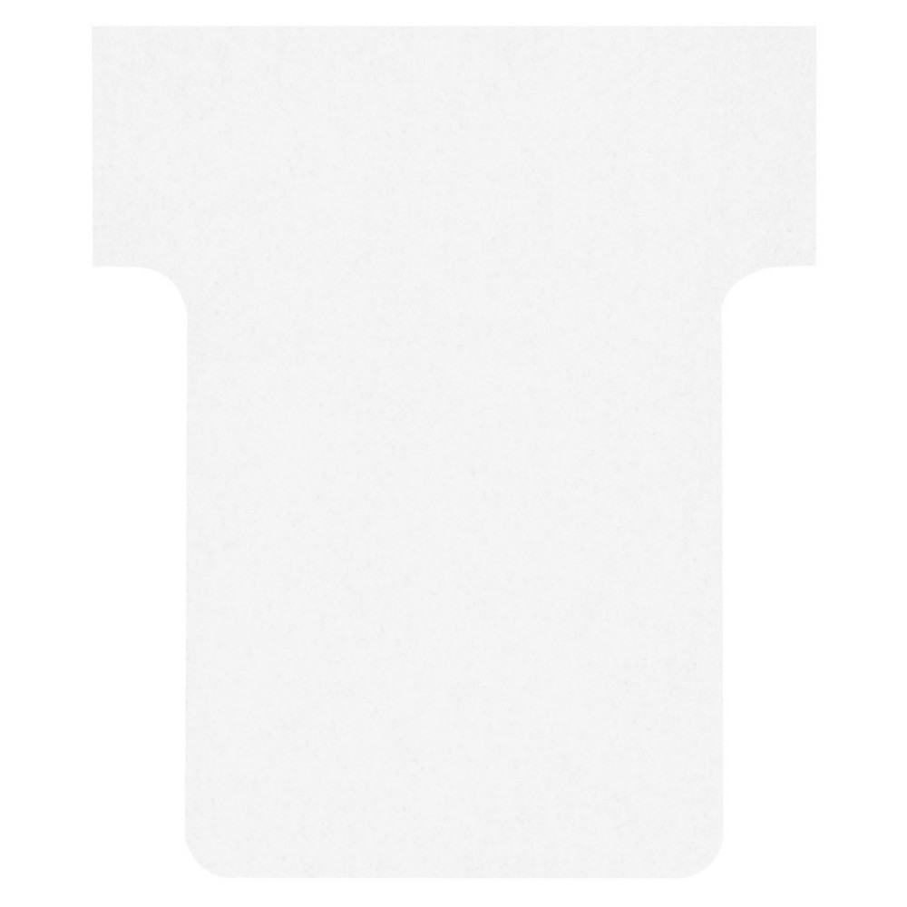 Nobo Fiche T1,5 blanche pour planning - lot de 100