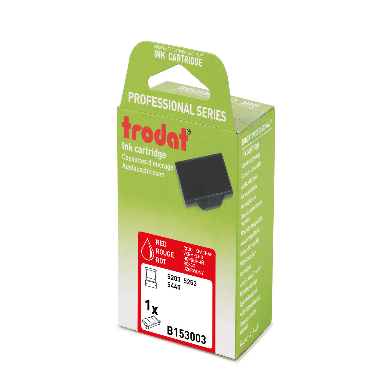 Trodat Cassette d'encre de rechange pour tampons Professional 6/53 - Rouge