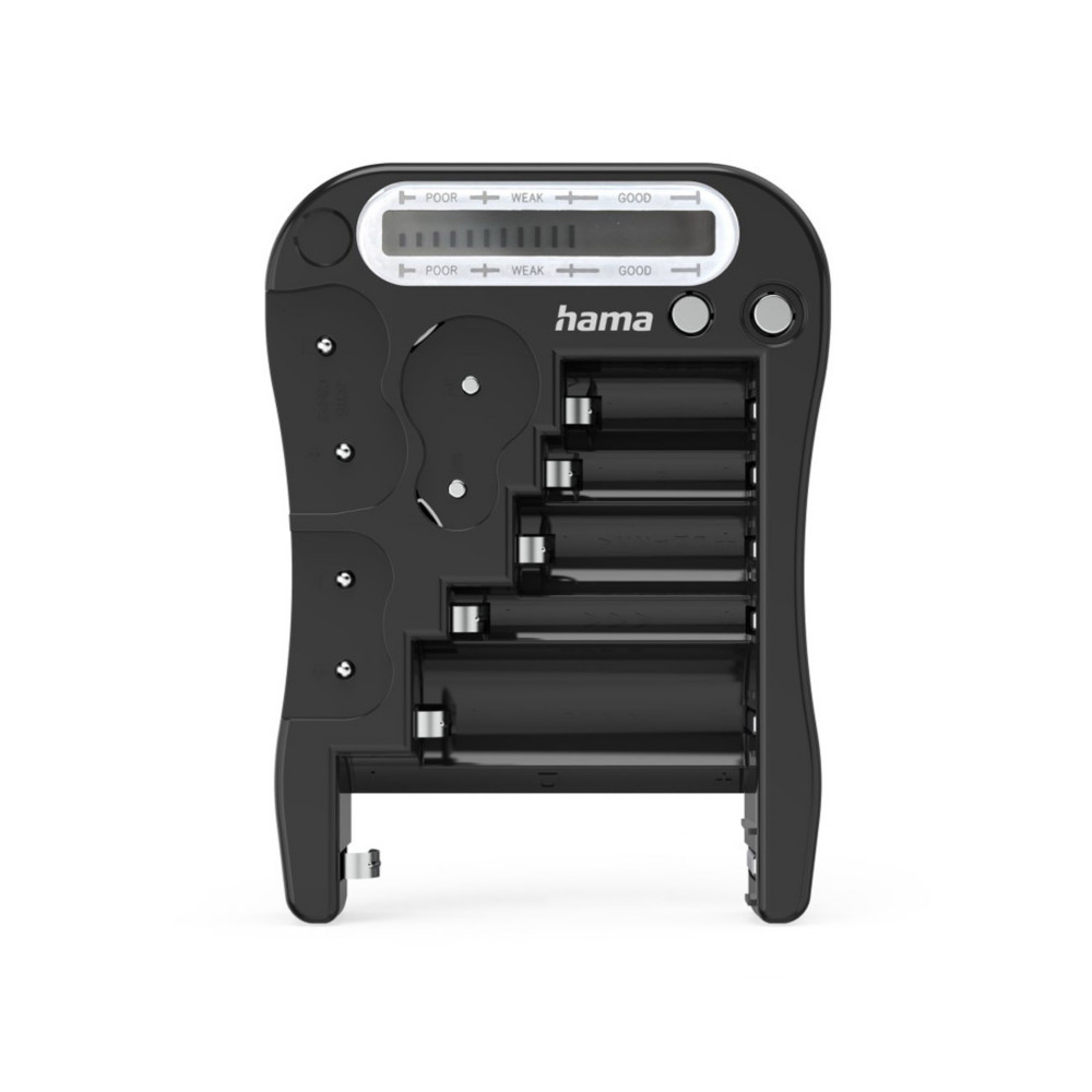 Hama Testeur de piles et de batteries multiformats universel - 13 types diffrents - Noir
