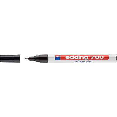 EDDING Marqueur peinture E780 permanent à pointe fine 0,8 mm - Noir