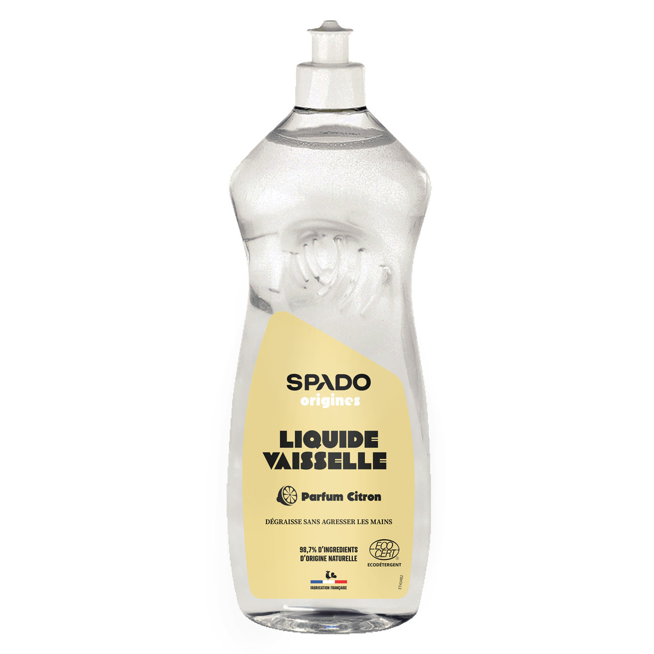 Spado Liquide vaisselle naturel parfum citron - Flacon 1 L