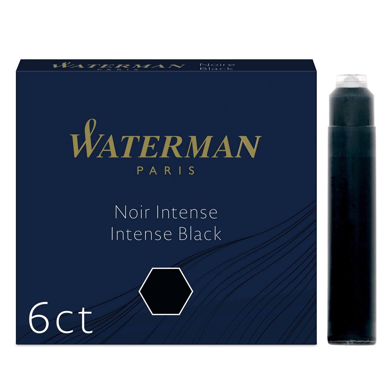 Recharge Waterman S0110940 6 pieces pour stylo plume