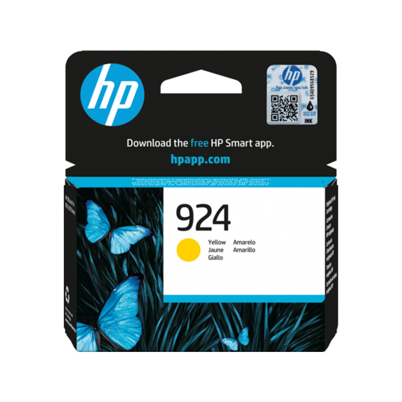 HP 924 jaune original cartouche d'encre - vue 2