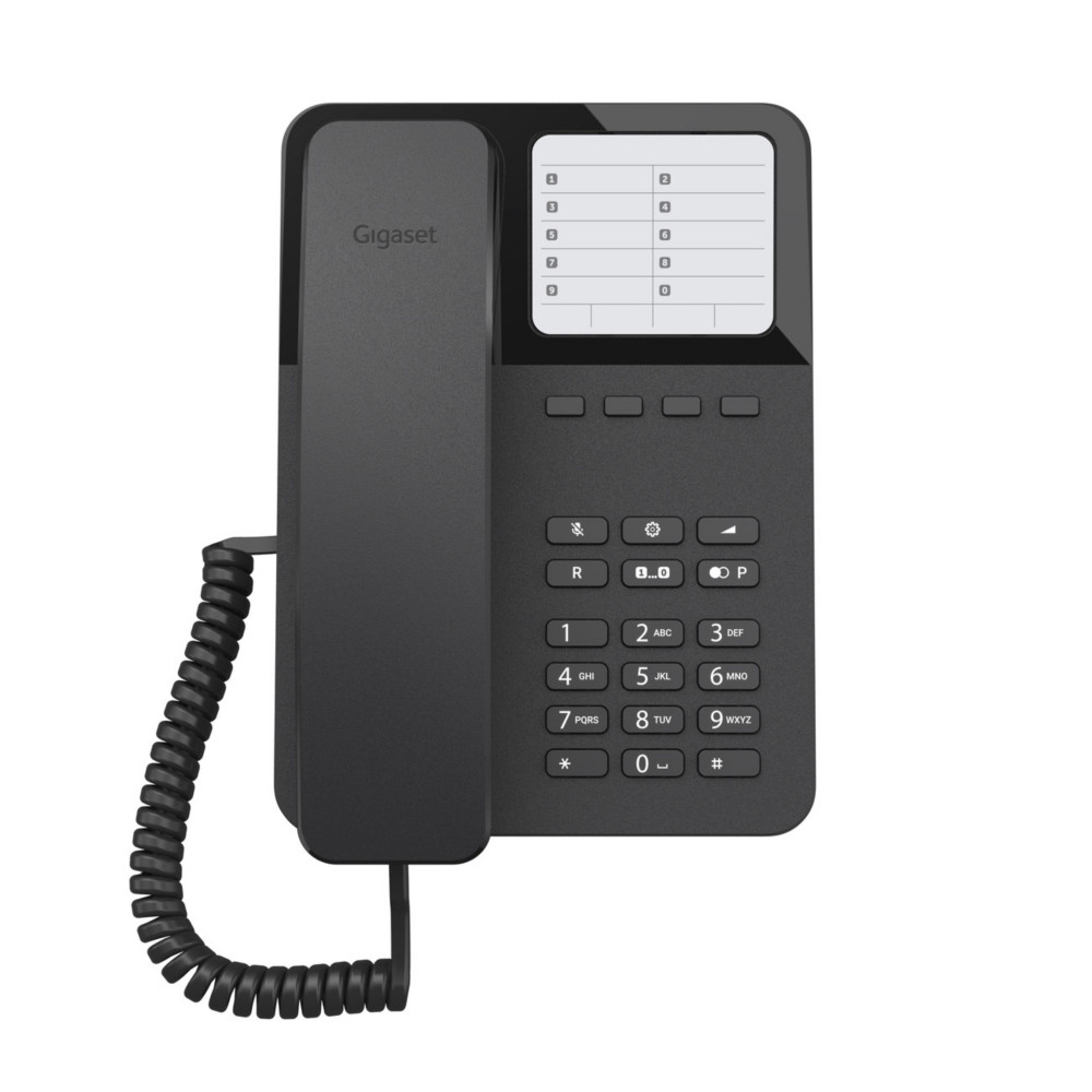 Gigaset Tlphone filaire Desk 400 - Noir