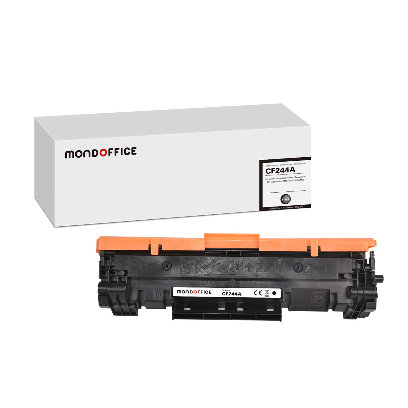 MONDOFFICE Toner compatible HP 44A - Noir