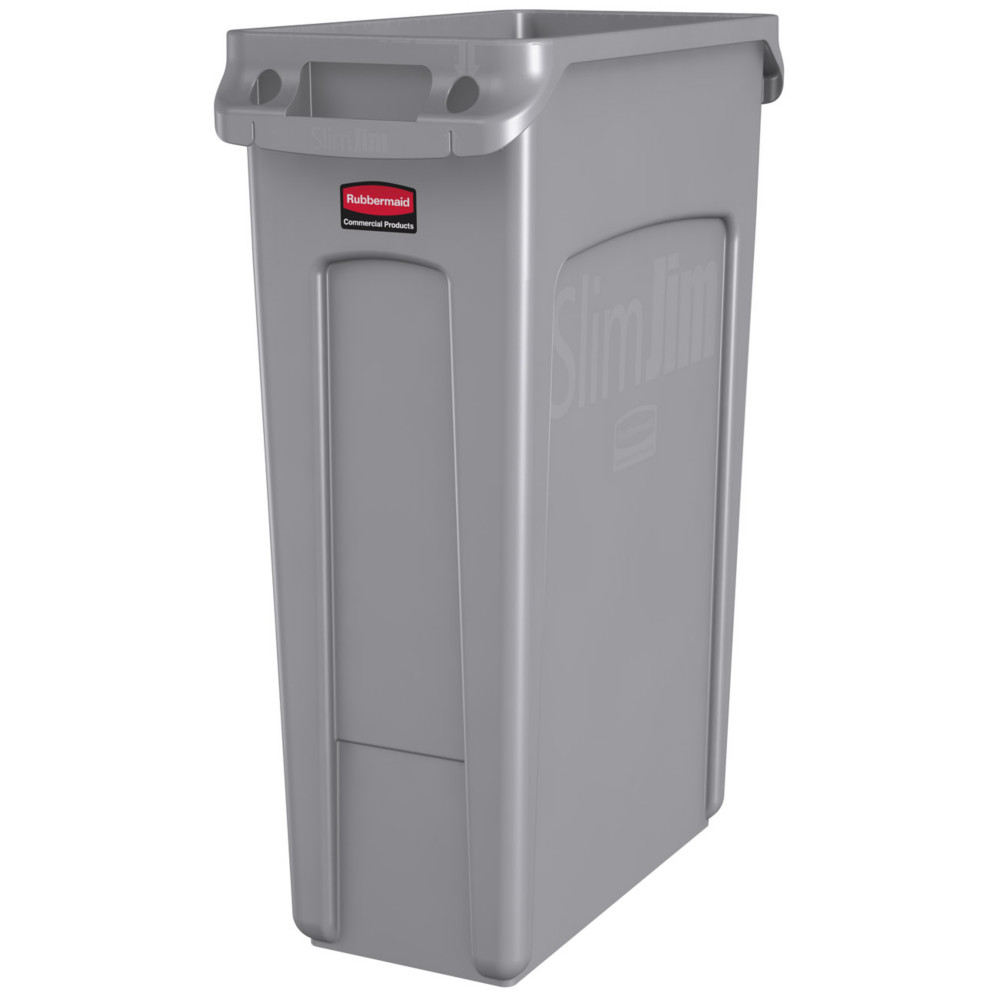 Rubbermaid Commercial Products Slim Jim collecteur dchets gris 87litres