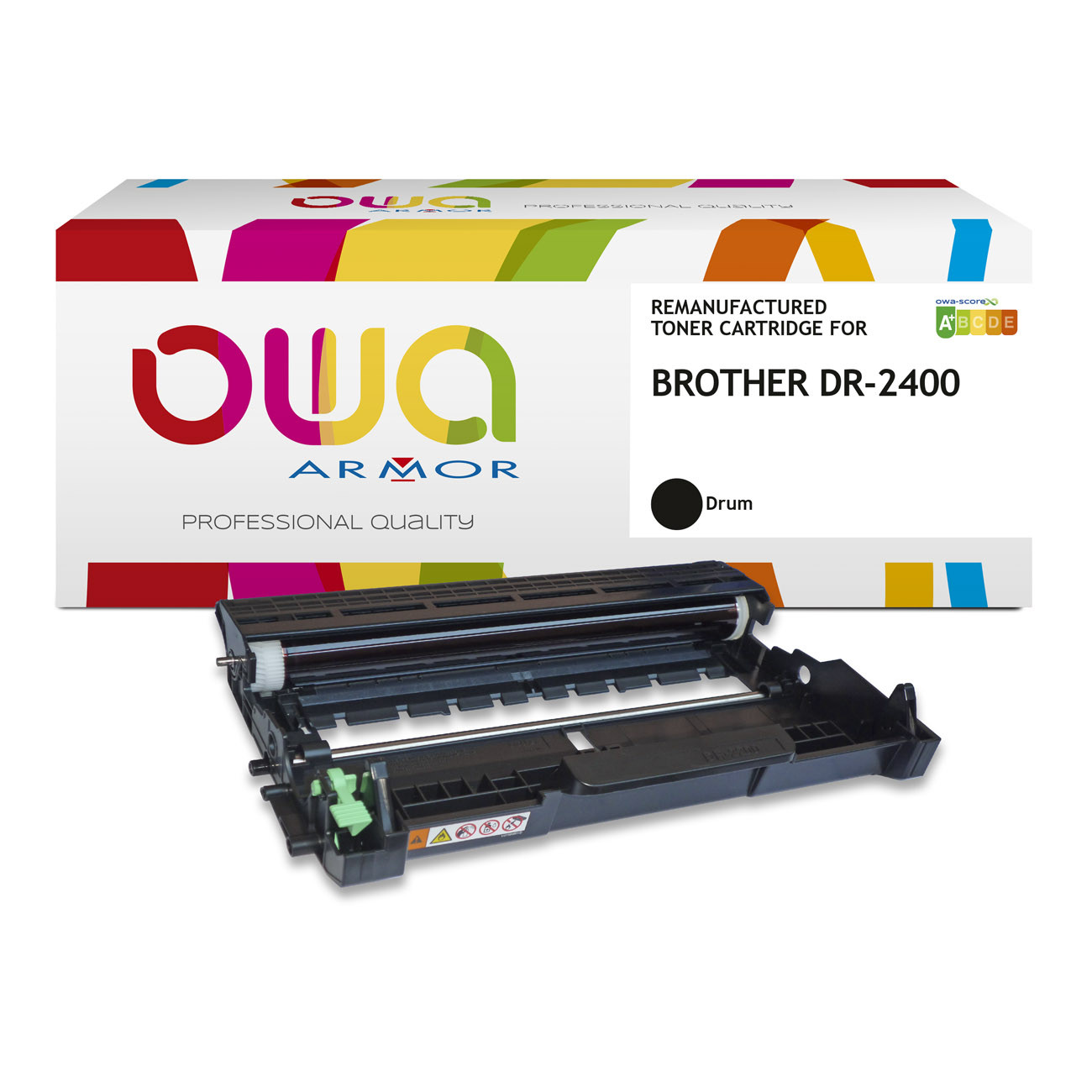 OWA Tambour compatible BROTHER DR-2400 - K18586OW - Noir