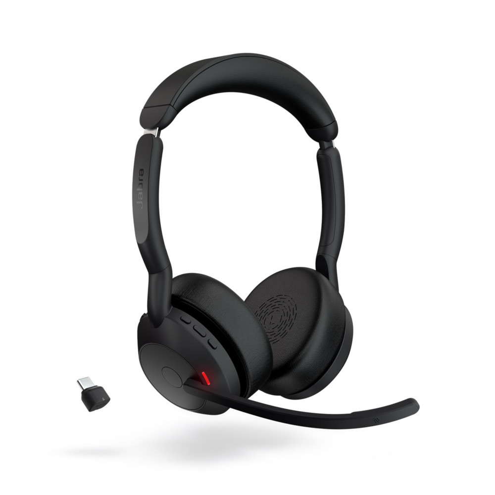 Jabra Evolve2 55 UC Duo Casque sans fil Bluetooth + Dongle USB-C