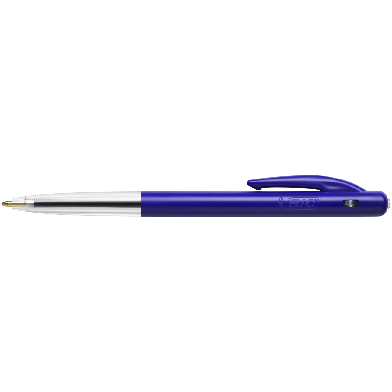 BIC+M10+Original+Stylo+bille+retractable+-+pointe+fine+0,8+mm+-+Bleu