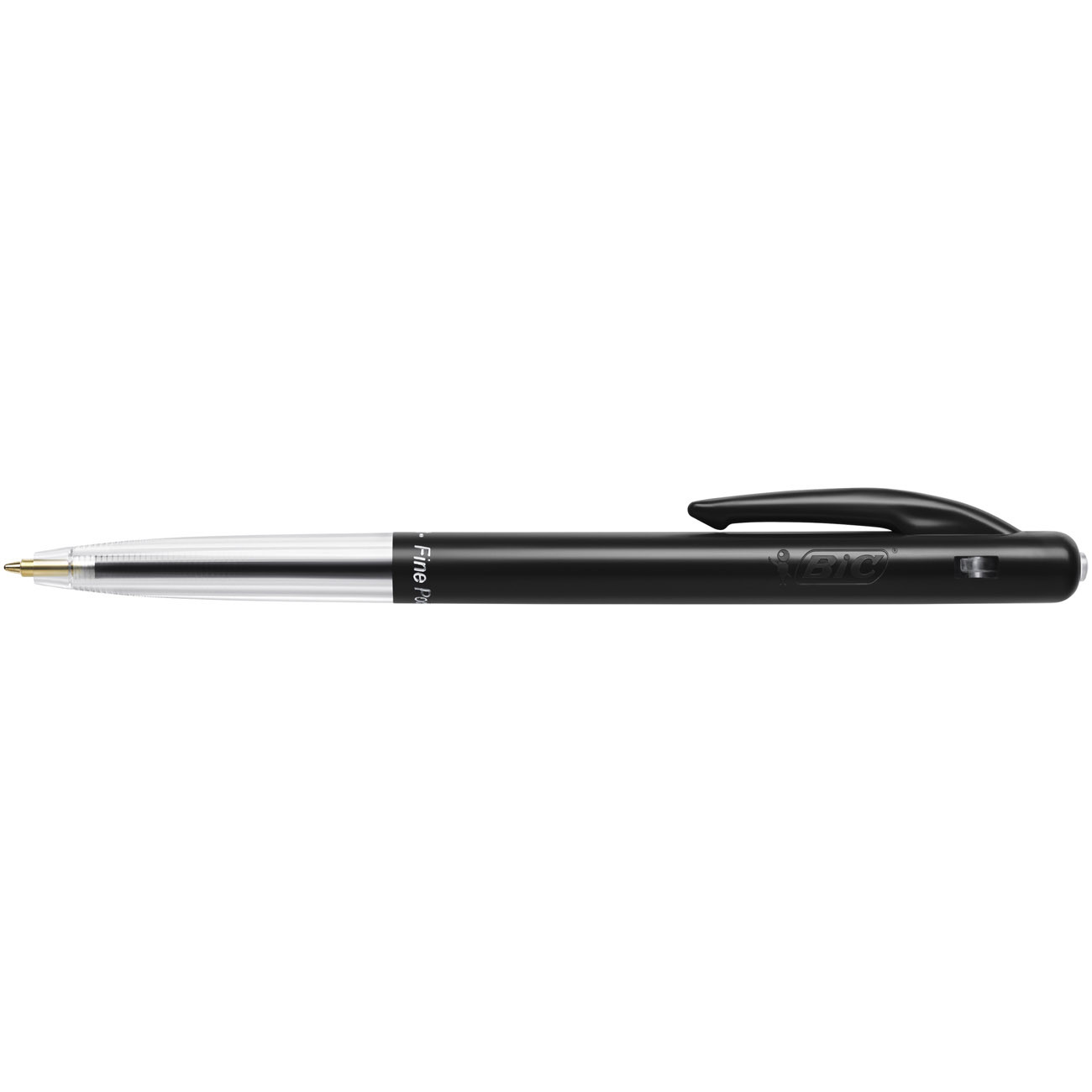 BIC+M10+Original+Stylo+bille+retractable+-+pointe+fine+0,8+mm+-+Noir