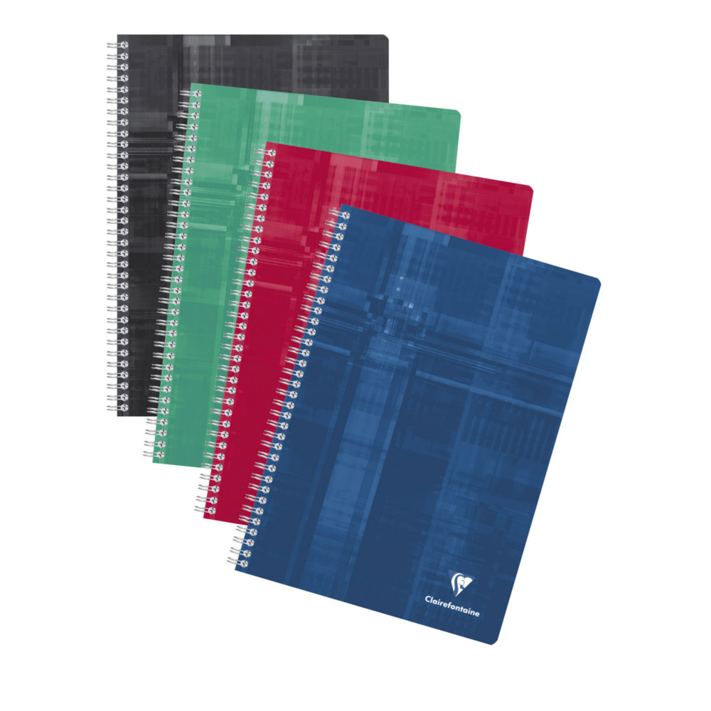 Clairefontaine Cahier  spirale Metric A4 21 x 29,7 cm - 90g - Grands carreaux Sys - 180 pages