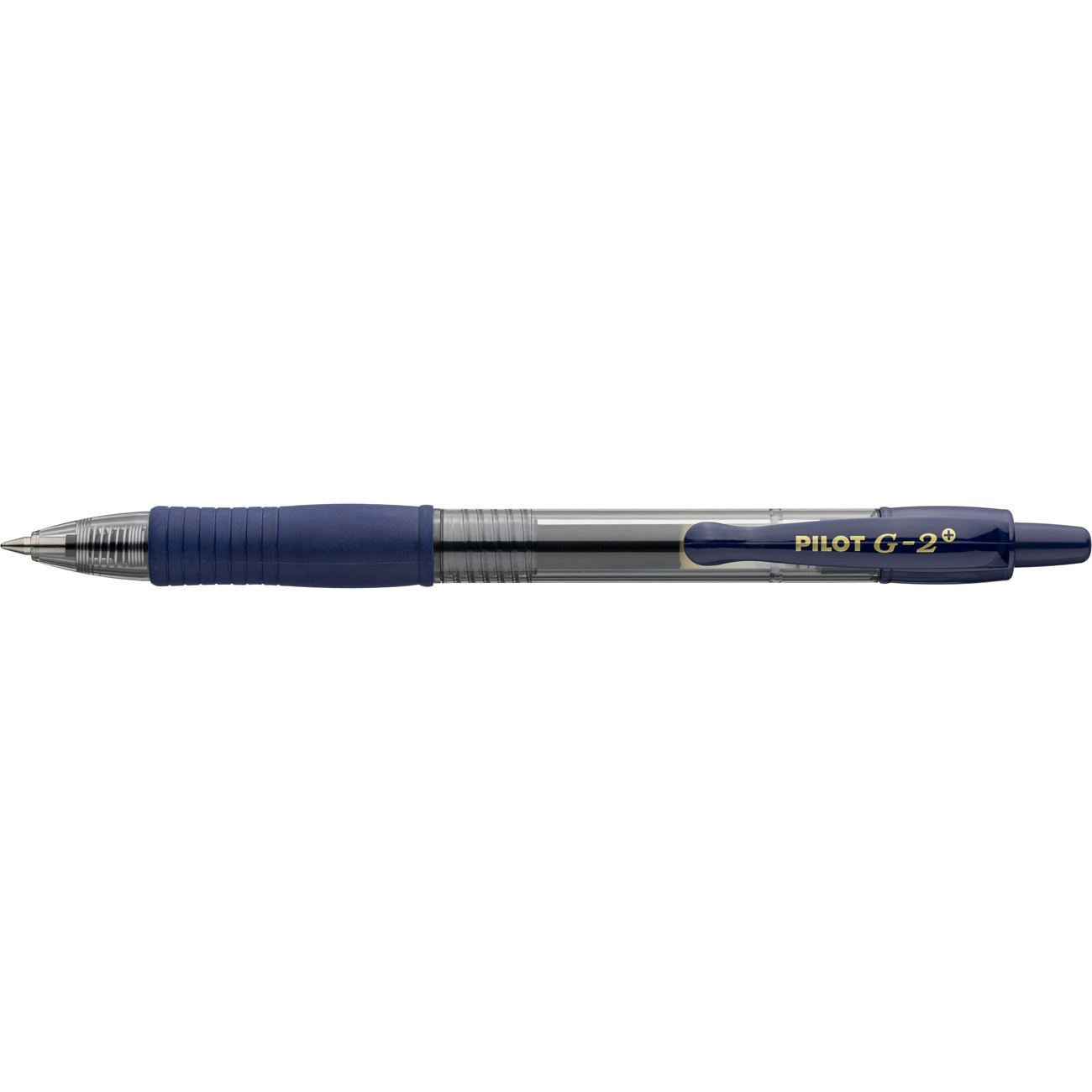 Pilot G2+ Stylo roller encre gel rétractable pointe moyenne 0,7 mm bleu nuit