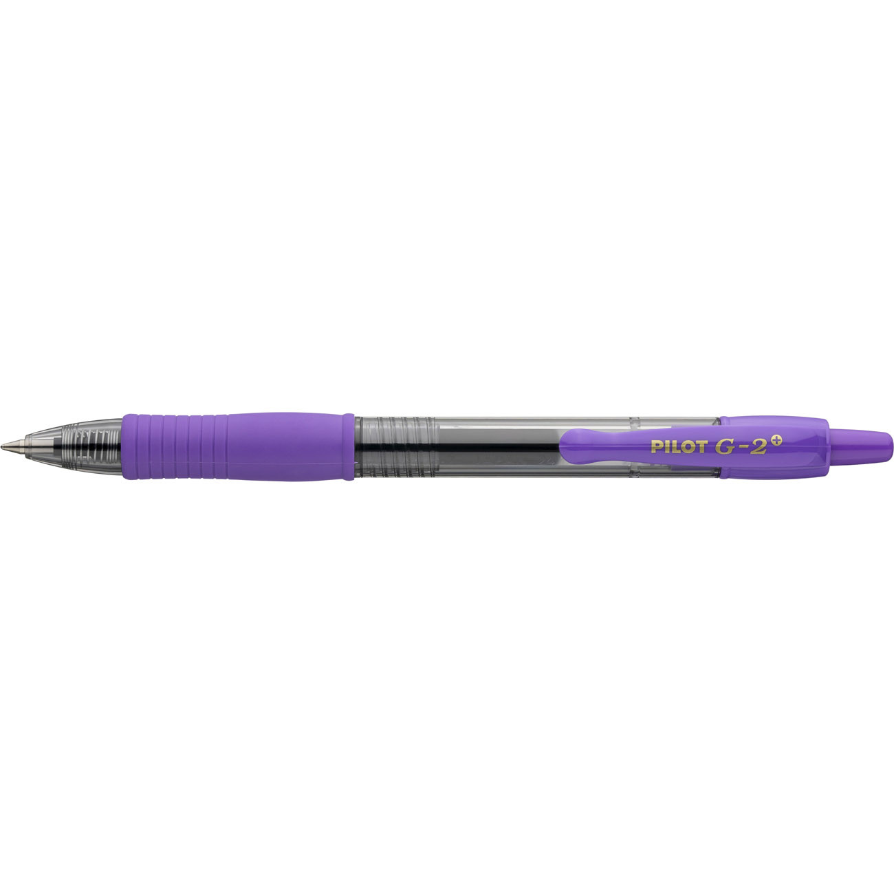 Pilot G2+ Stylo roller encre gel rétractable pointe moyenne 0,7 mm violet