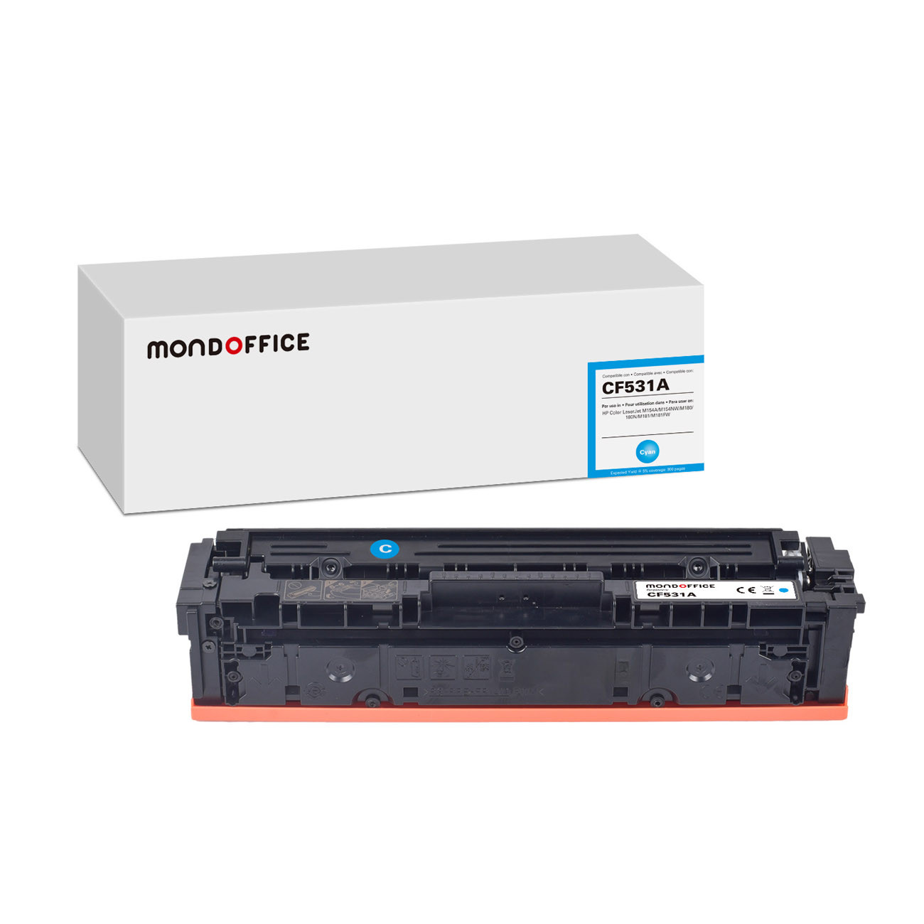 MONDOFFICE Toner compatible HP 205A - Cyan