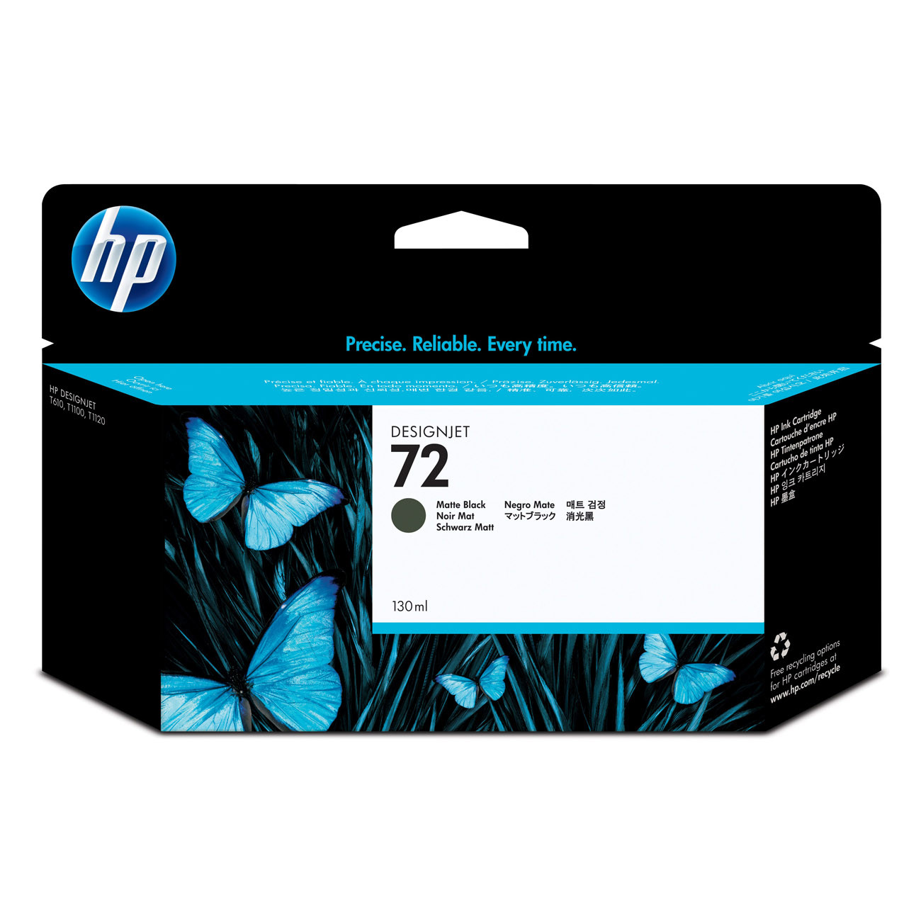 HP 72 Cartouche d'encre authentique C9403A - Noir mat