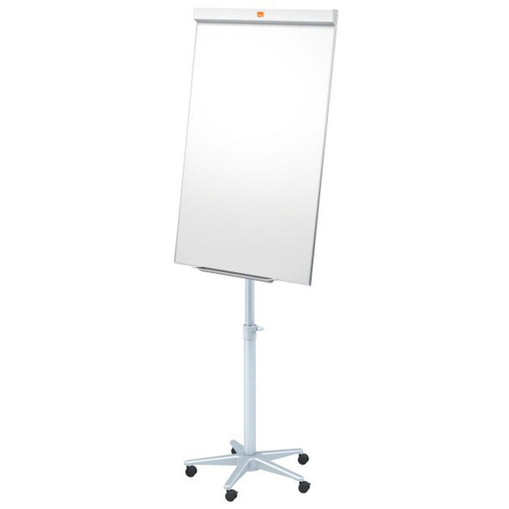 Nobo Classic Chevalet Impression Pro en acier et tableau blanc mobile - Surface magntique - Cadre en aluminium