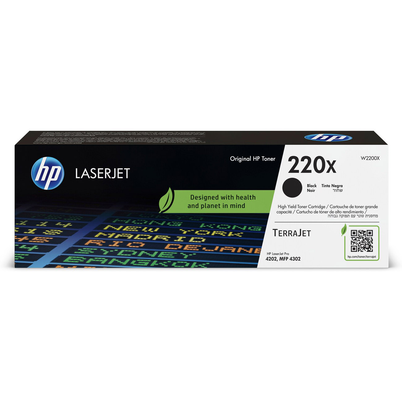 HP 220X Toner authentique W2200X -  Noir