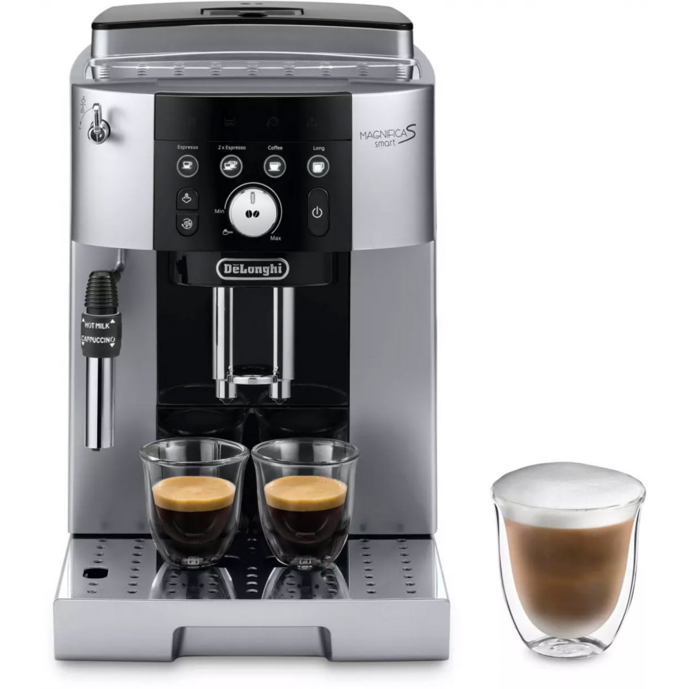 Delonghi Magnifica S Smart Machine  caf expresso Premium automatique avec broyeur grains  - Noir et aluminium