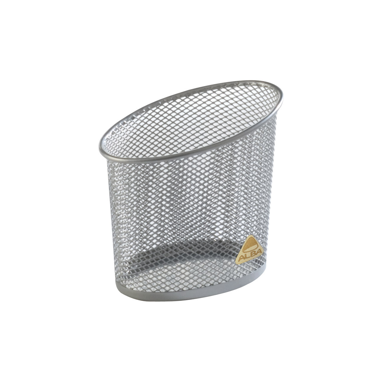 Alba+Pot+à+crayons+en+metal+Mesh+-+Gris