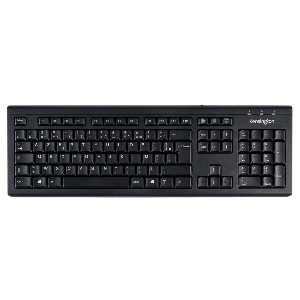 Kensington clavier sans fil KB150 EQ avec dongle USB 2,4 GHZ - Noir