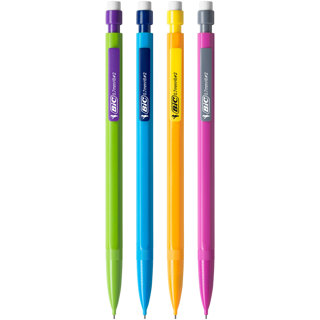 BIC+Matic+Combos+Porte-mine+pointe+moyenne+0,7+mm+HB+-+Coloris+corps+assortis