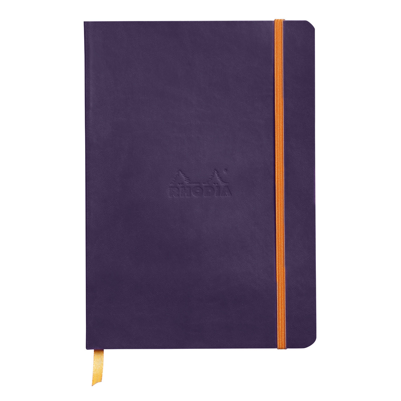 Rhodia+Carnet+souple+Rhodiarama+A5+14,8+x+21+cm+-+90g+-+Ligne+-+Aubergine+-+160+pages