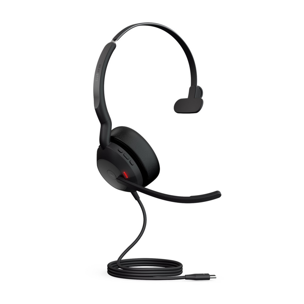 Jabra Evolve2 50 MS Mono Casque filaire USB-C + Bluetooth