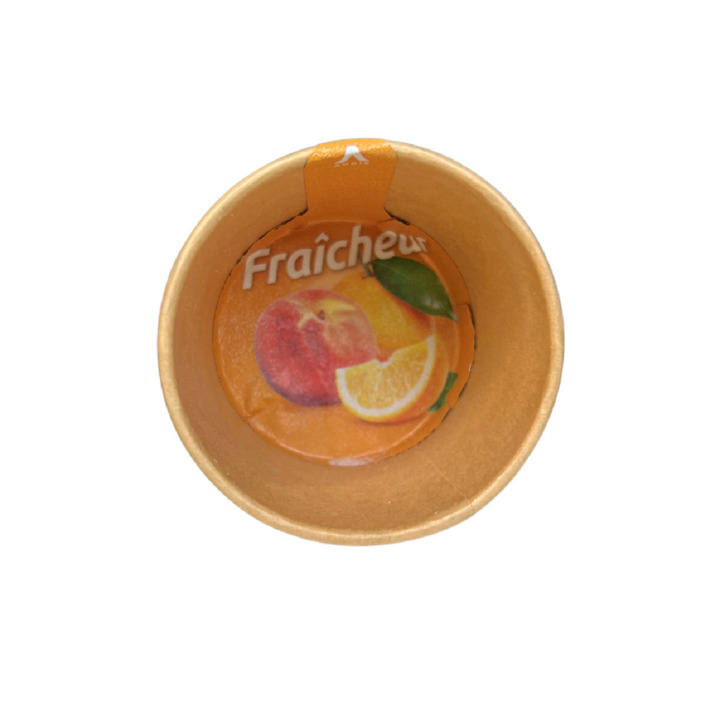 Gobelets Operculs prdoss Th Pche 18 cl - Lot de 15
