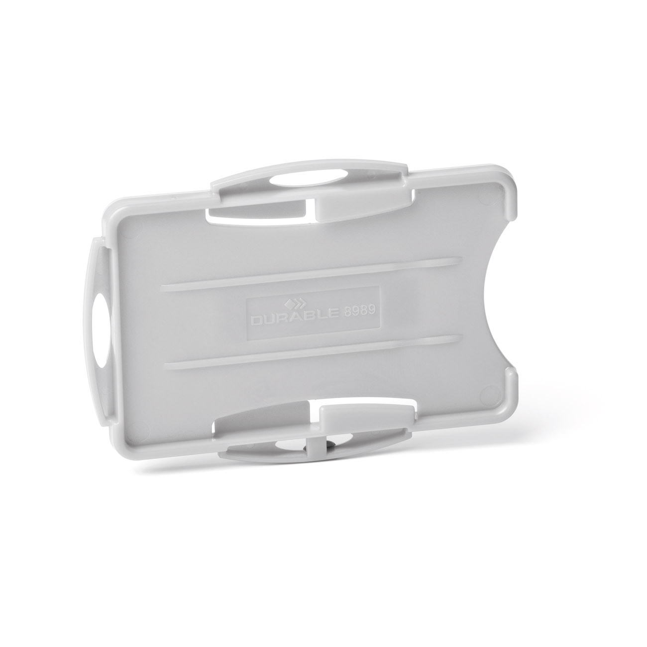 Durable Porte-badge de sécurité ECO ouvert pour 2 cartes 54 x 87 mm - Gris