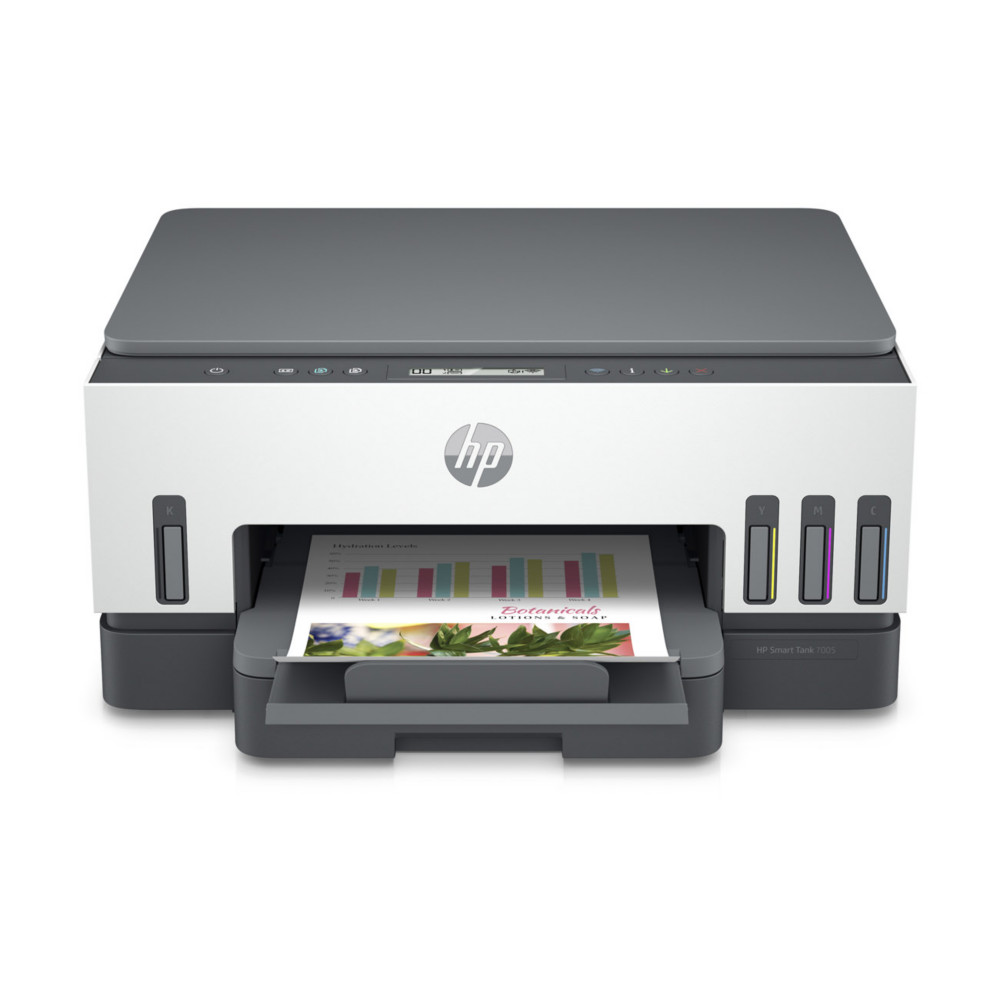 HP Smart Tank 7005 imprimante multifonction jet d'encre couleur A4  rservoirs d'encre - Wifi, rseau, bluetooth, usb
