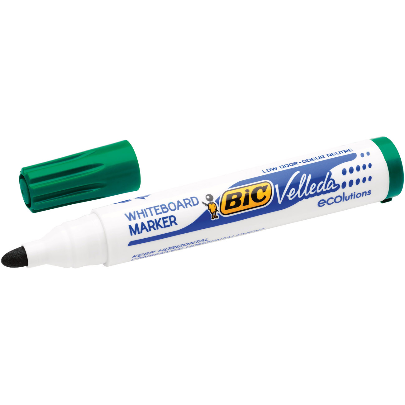 BIC+Velleda+Marqueur+pour+tableau+blanc+1701+ECOlutions+-+Pointe+conique+4,95+mm++-+Vert