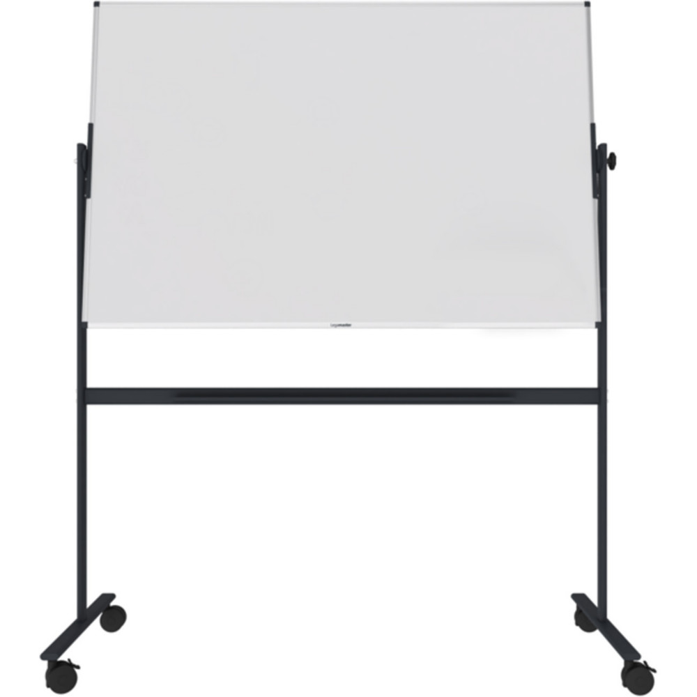 Legamaster Tableau blanc mobile double face rotatif Unit - Surface magntique - Cadre Aluminium - L.150 x H.100 cm