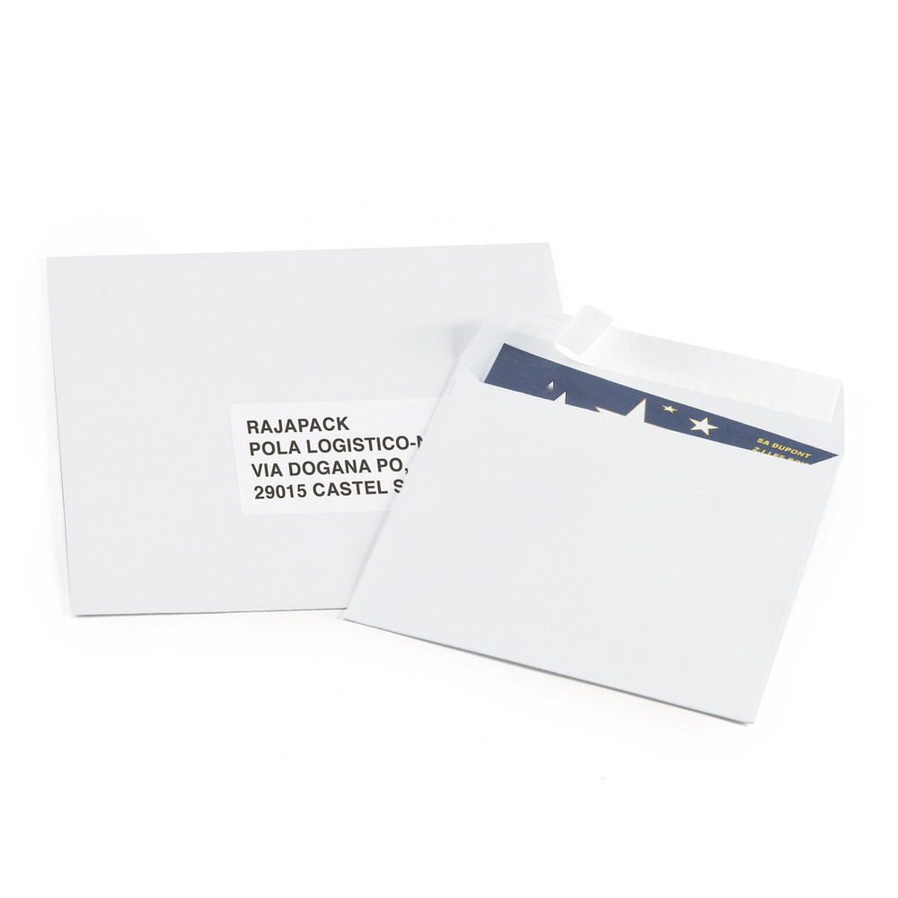Enveloppe blanche 150 x 150 mm 120g sans fentre - autocollante bande protectrice - Lot de 250