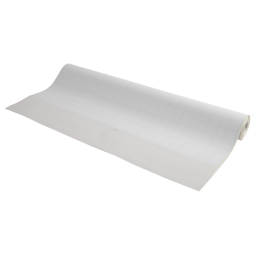 Exacompta Recharge de papier quadrill pour tableaux - blanc rglure bleue 60g - Rouleau de 48 feuilles 63 x 98 cm