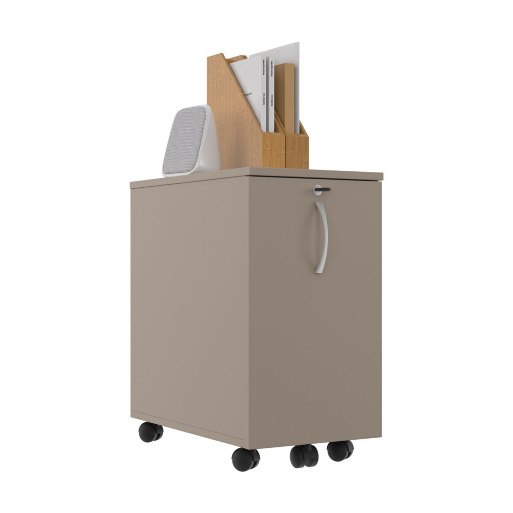 Caisson mobile 1 tiroir L.32 x P.55 x H.60 cm - Argile
