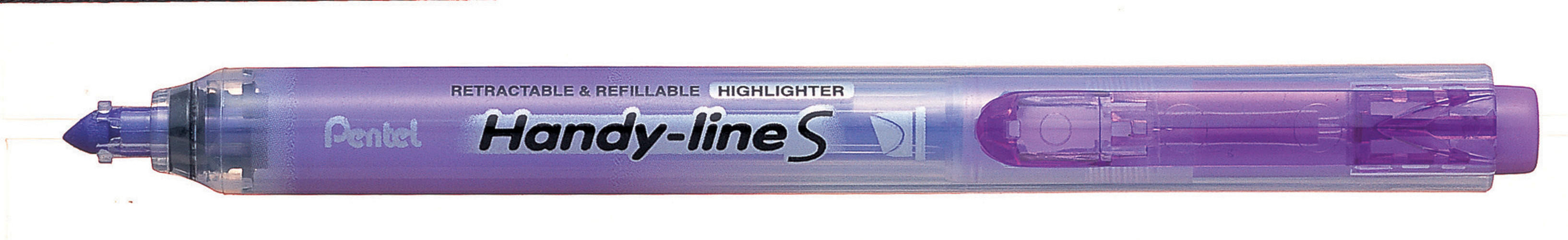 Pentel Surligneur Handy Line pointe biseautée rétractable 4 mm