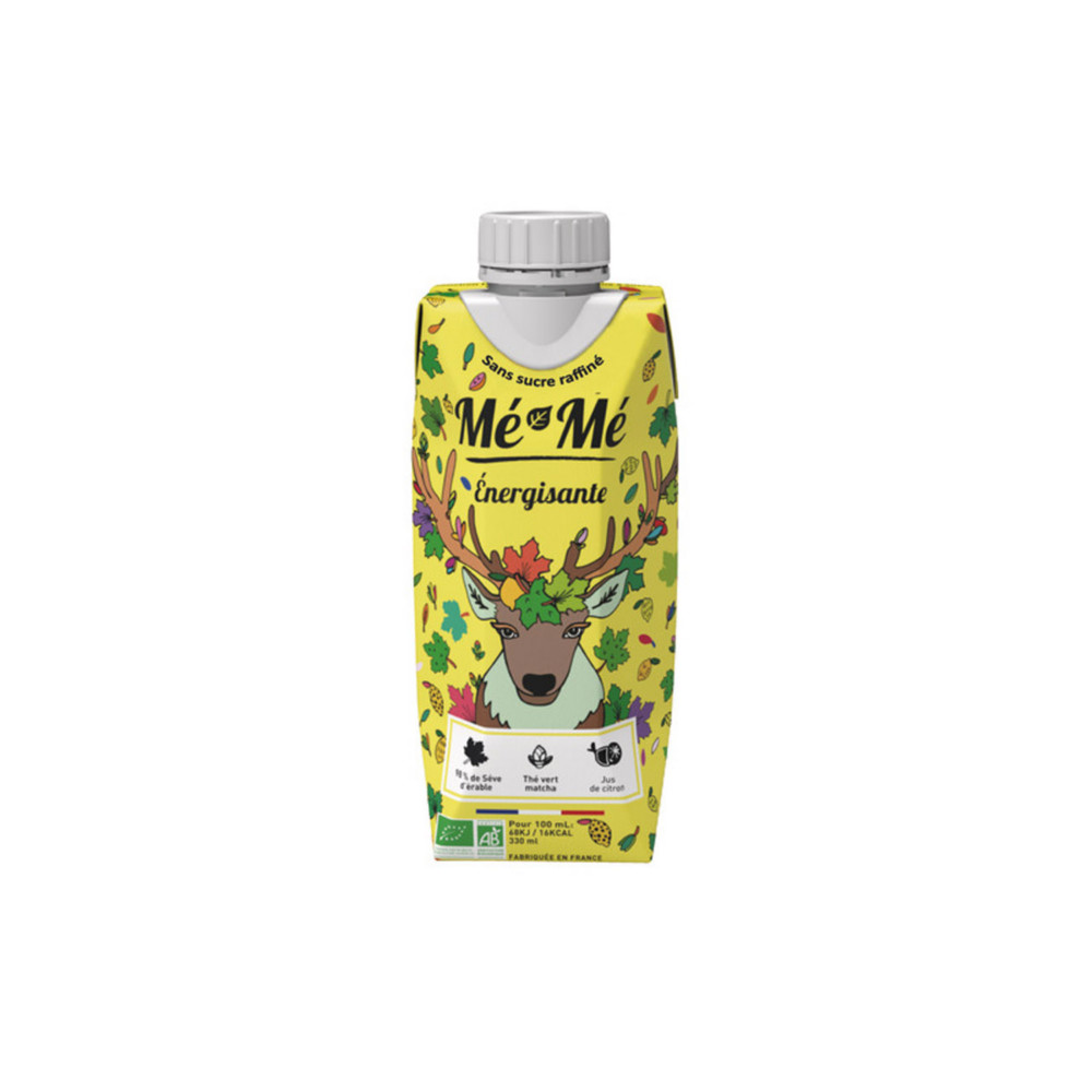M-M Th vert froid citron/rable - Brique de 33 cl - Lot de 12