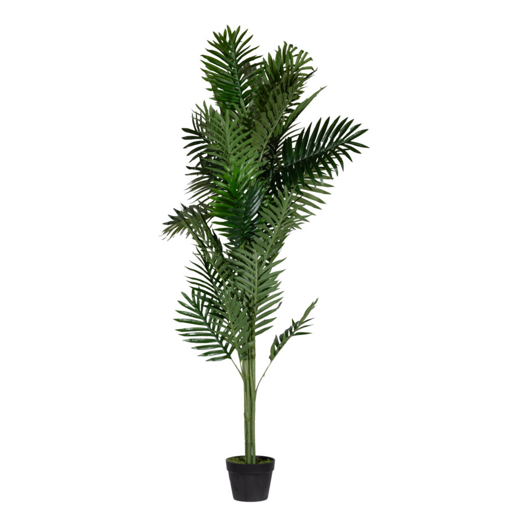 Meet Paperflow Plante artificielle Palmier H. 160 cm - Feuillage plastique vert